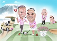A GOLF CARICATURE SMALL
